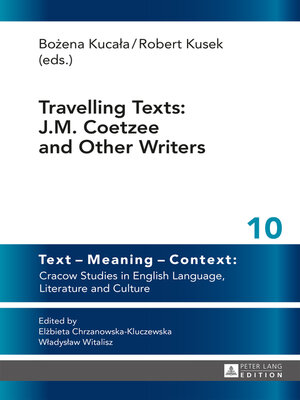 cover image of Travelling Texts